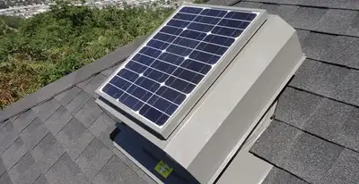 attic fan installation services with energy-efficient roof-mounted ventilation system in Dayton, OH