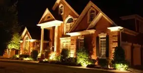 electrician services providing professional exterior electrical lighting in Dayton, OH