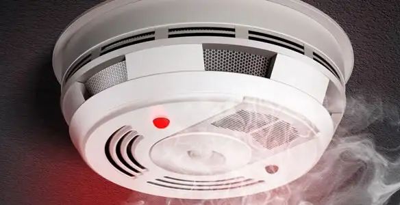 Installed smoke detector providing reliable fire detection in Dayton, OH