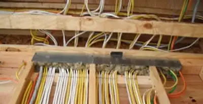 new construction wiring services with organized electrical rough-in performed by licensed electricians in Dayton, OH