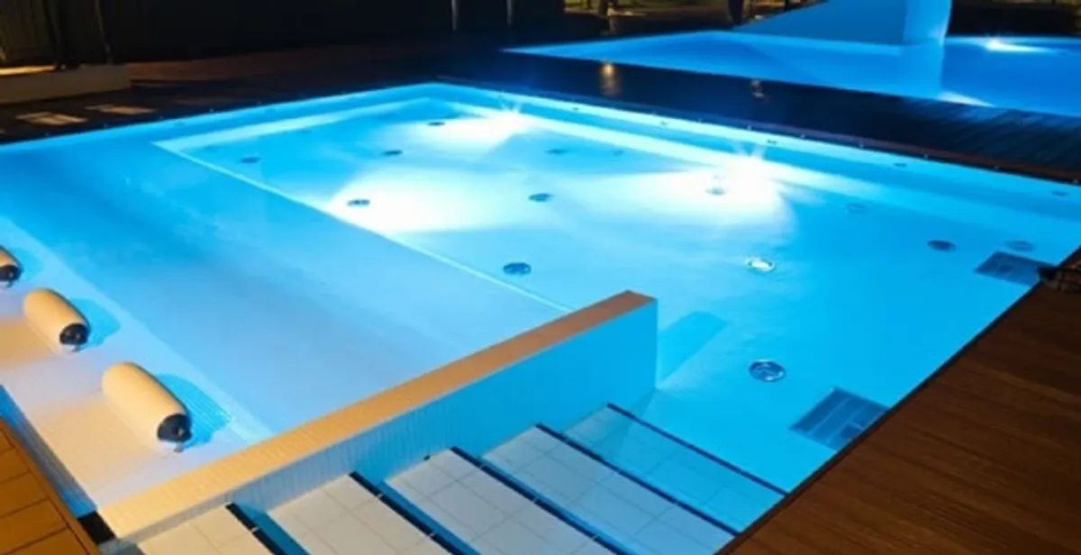 pool light installation and repair services providing modern illuminated pool lighting in Dayton, OH