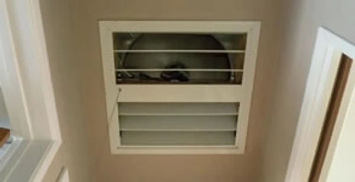 whole house fan installation services with ceiling-mounted ventilation system in Dayton, OH
