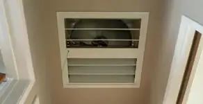 whole house fan installation services with ceiling-mounted ventilation system in Dayton, OH